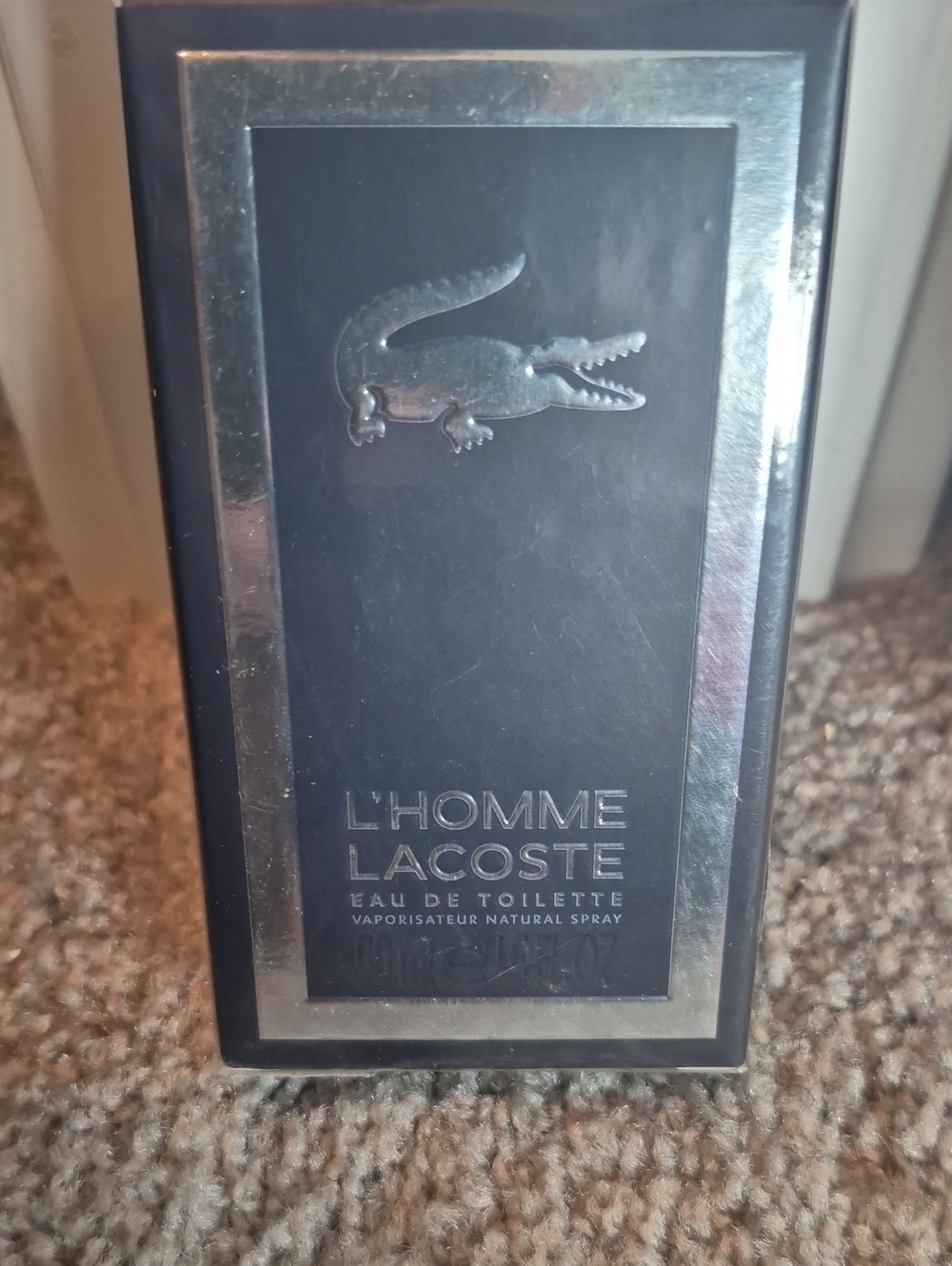 Lacoste L'Homme EDT - Black & Silver Box 50ml